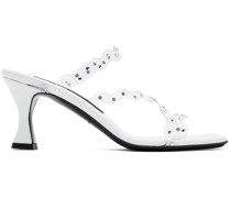 White Amanda Waves Mules