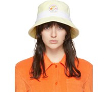 Yellow Terrycloth Bucket Hat
