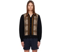 Black Jacquard Cardigan