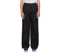 Black Elio Denim Trousers