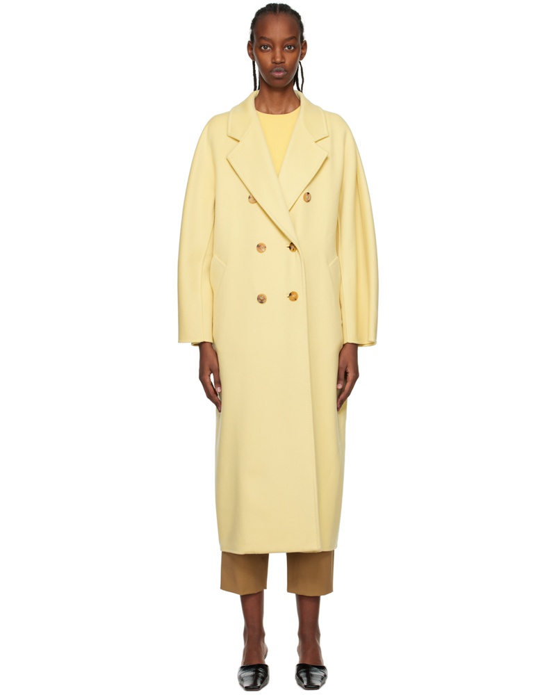 Max Mara Damen Yellow Aia Coat