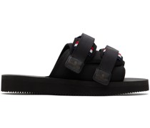 Black Slideworks Sandals