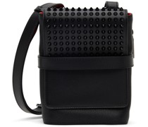 Black Benech Spiked Messenger Bag