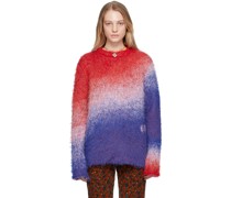 Blue & Red Gradient Sweater