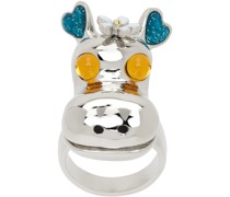 Silver Hippo Ring