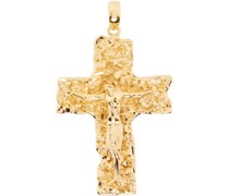SSENSE Exclusive Gold Cross Pendant