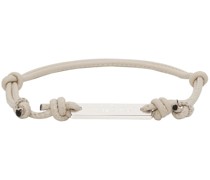 Off-White Leather Bracelet