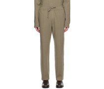 Khaki Pinched Seam Sweatpants