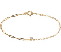 Gold Pear Diamond Bracelet