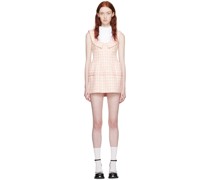 Pink Check Minidress
