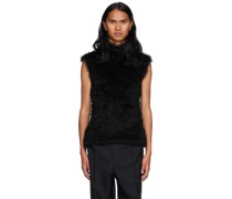Black Crewneck Vest