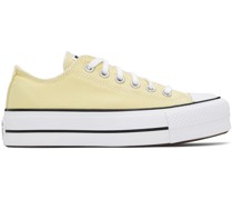 Yellow Chuck Taylor All Star Lift Low Sneakers