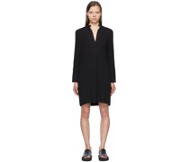 Black Flaines Mini Dress