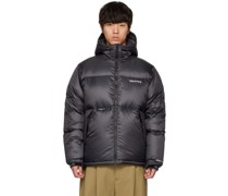 Black Hooded Down Jacket