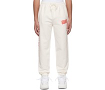 White Cotton Lounge Pants