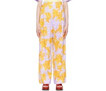 Purple Kadra Trousers