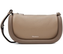 Taupe Bumper-12 Leather Crossbody Bag