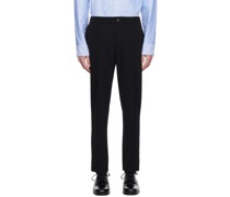 Black Tapered Trousers