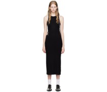 Black Blip Midi Dress