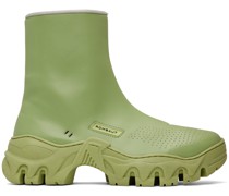 Green Boccaccio II Lite Apple Leather Chelsea Boots