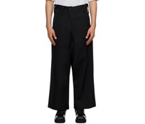 Black Side Conceal Trousers