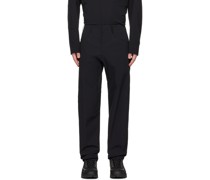 Black Voronoi Trousers