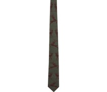 Green Graphic Neck Tie