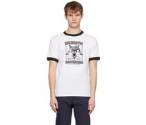 SSENSE Exclusive White & Black 'Unholy Ground' T-Shirt
