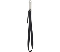 Black & Silver Neck Hook Keychain