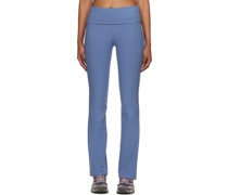 Blue Bootcut Leggings