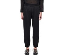 Black Zipped Lounge Pants