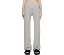 Gray Straight Lounge Pants
