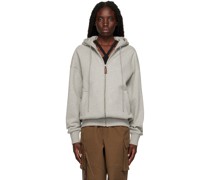 SSENSE Exclusive Gray Zip Hoodie