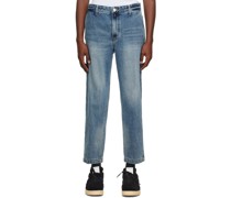 Blue Cropped Jeans
