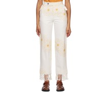 White Soleil Trousers
