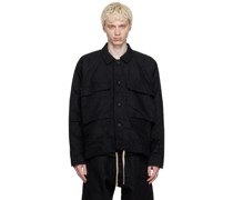 Black O-Project Loop Denim Jacket