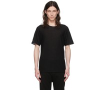 Black Cotton T-Shirt