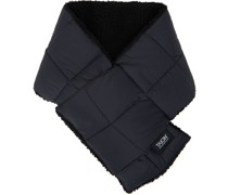 Black Boa Reversible Down Scarf