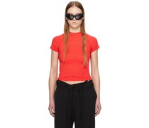 Red Deconstructed T-Shirt