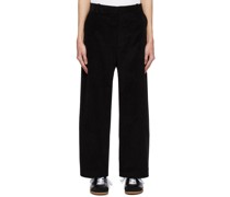 Black Mappe Trousers