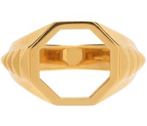 Gold Open Signet Ring