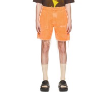 Orange Working Shorts