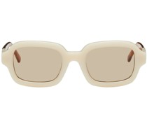 Beige Shy Guy Sunglasses