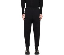 Black Fluted 2 Trousers