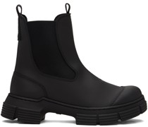 Black Recycled Rubber City Boots