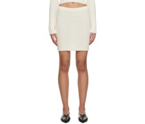 Off-White Rib Miniskirt