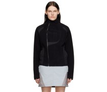 Black Paneled Jacket