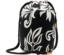 Black Floral Bag