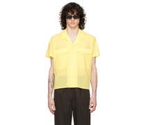 Yellow Cropped Shirt