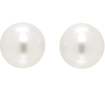 White & Gold #9130 Earrings
